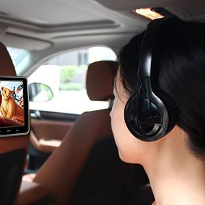 IR Infraröd trådlösa hörlurar Stereo Vikbar bil Headset Earphone inomhus utomhusmusik hörlurar TV -hörlurar