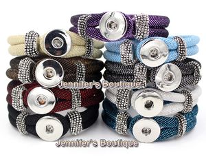 9 Colors Wholesale Newest Unix Classic Chunks Metal Button Snap Bracelet Fashion Chunky DIY Interchangeable Jewelry women bracelet