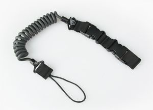 Acessórios táticos quente Airsoft Sling tático mola sling com pendurar fivela cor preta cl13-0047