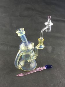 Hookah Bong Carta Cycle Colorful Big Beaker Oil Rig 14mm Joint Glass Bowl