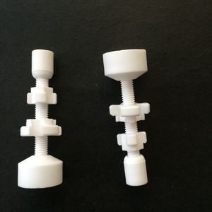 Nyaste 14mm/18mm domeless keramisk nagel 100 ren keramisk gratis frakt