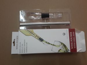 30pcs/lot Fast shipping Eco-Friendly Stainless steel Ice Wine Chiller Wine Cool Cooling Stick Cooler,20pcs/lot