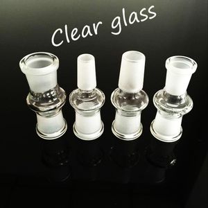 Hookahs Glass Adapter Glass Rury Adapter w Hookahs Grinding Mouth 14 Mężczyzna do 18 mężczyzn 14 Mężczyzna do 18 Kobiet Down -Down Adapter