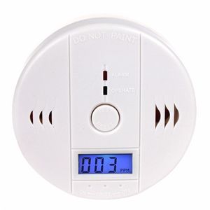 dhl lcd screen carbon monoxide detector and carbon monoxide alarm co detector and co alarm sensor white color