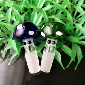 Colored Mushroom Bubble Head, Wholesale Glass Pipe, Smoking Pipe Fittings, Free Shipping