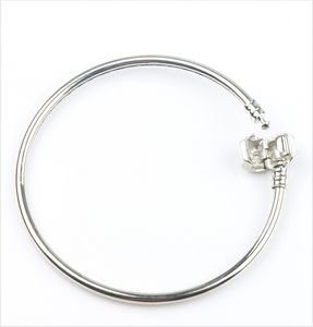 Мода 4Styles NEW 925 Silver Vogue SP Bangle Banclets Fit European Charm Bears Cheata Mourtry Diy