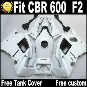 Wysokiej jakości wróżki Zestaw do Honda CBR F2 CBR600 Black White Coring Body Kit RP40