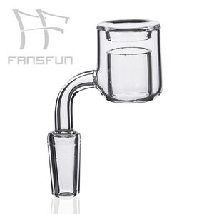 FANSFUN HOT domeless Quartz Thermal Banger for sale 10mm14mm19mm female/male POPULAR to use smoking accessories glass bongs