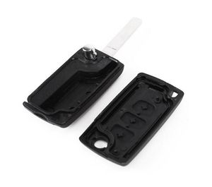 Car In Stock New 3 Button Remote Transmitter Flip Folding Key Shell Case Fob For Peugeot 107 207 307 407 408 3BT2305