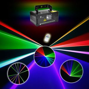 Mini RGB röd grön blå DMX 512 Remote Sound Projector Stage Equipment Light DJ KTV Show Holiday Laser Lighting DM-RGB400