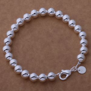 Spedizione gratuita con numero di tracciamento Vendita superiore Bracciale in argento 925 Bracciale con perline cave 8M Gioielli in argento 20 Pz / lotto a buon mercato 1560