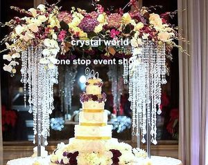 Wholesale elegant wedding decoration centerpieces crystal beads table decoration centerpieces for event decoration