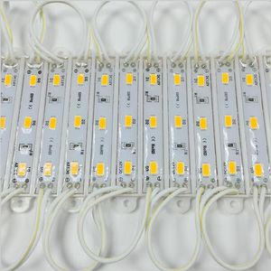 SMD5630 Waterproof LED strip Lighting LED Module Light For Sign White DC 12V 3 Led Free Shipping