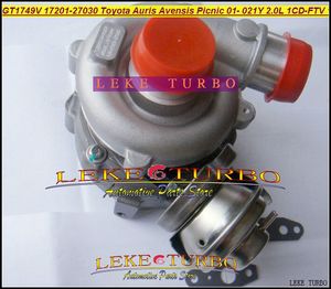 GT1749V 17201-27030 1720127030 721164-0007201274 Turbo Turbocharger för Toyota Auris Avensis Picnic Previa Rav4 d4d 2001- 1CD-FTV 021Y 2.0L