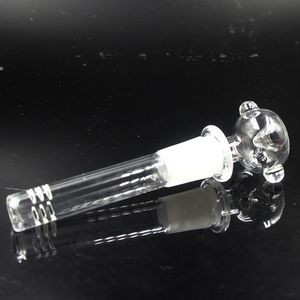 Cam Bongs Cam Bubbler ve Kül alıcı Cam Downstem için cam kase ile 14mm 18mm Difüzör Cam Aşağı Stem