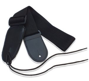 1 PCS Correias Cor Preto Elétrico Guitarra Guitarra Guitarra Baixo Strap Guitar Parts Instrumentos Musicais Acessórios