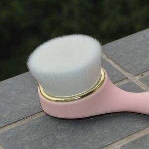 20 st Facial Cleaning Borste Mekup Brush med långt handtag och PBT Soft Hair Black Head Rengöring Borste DHL Gratis