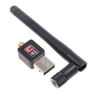 USB zewnętrzny Dongle Bezprzewodowy WiFi WiFi Adapter WiFi 150M 150Mbps LAN Karta sieciowa Router do laptopa PC 802.11b / G / N + 2DB Antena OM-CH9