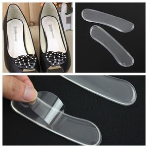 Silicone Gel Heel Liner Foot Care Shoe Pads transparent slip-resistant Protector invisible Cushion Insole 2000pcs/1000pairs