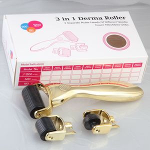 3 in 1 functions needles Titanium 3 in 1 derma roller for face dermaroller manufacturer price