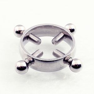 4pcs/lot Nipple ring Piercing Adjust Round fashion Body piercing surgical steel bar The screws body jewelry nickel-free Free shipping