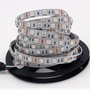 LED -remsa 5050 12V flexibelt ljus 60 lysdioder/m, vit varm vit röd girig blå gul RGB -färg