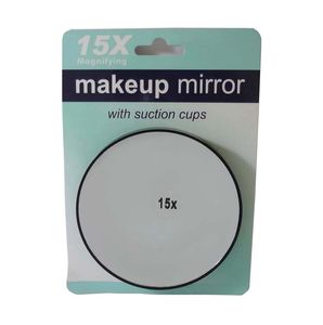 Kompakt Aynalar Büyütmek toptan satış-15X X X X Dev Aynası Emme Kupası Makyaj Kompakt Kozmetik Yüz Bakımı Traş Seyahat ÜCRETSİZ GÖNDERİM
