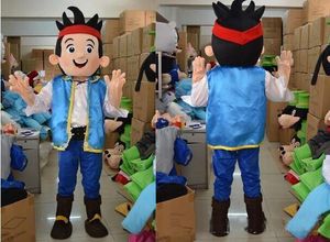 2018 Gorąca Sprzedaż Jake Mascot Neverland Wąsko Pirate Fancy Dorosłych Rozmiar Jake Maskotki Kostium Darmowa Wysyłka