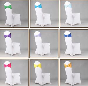 Wholesale spandex bands for chairs for sale - Group buy Spandex Lycra Wedding Chair Cover Sash Bands Wedding Party Birthday Chair buckle sashe Decoration Colors Available WT032