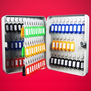 metal key box tool case Storage Bin management car wall-mounted cabinet with 100 cards Officeb school Hotel facility Property