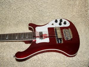 new Custom 4003 Electric Bass 5 Strings Electric Bass Guitar Red New style Top Musical instruments