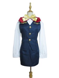 Uta no Prince-sama Shining Airlines Tomochika Shibuya Aeromoça Traje Cosplay