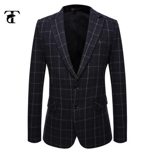 Partihandel-2016 mörk kostym formell blazer formella män kostym italienska formella kostymer för män ull mens kontrolleras blazer