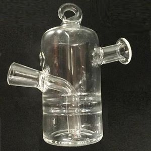 3.5 Inch Travel Mini Bongs Smoking glass Blunt Bubbler Joint The Martian Small Water Pipe accessories Recycler pipes