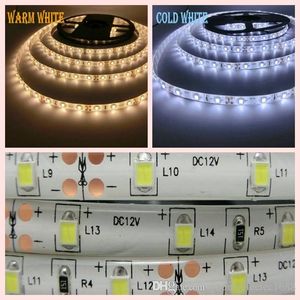 5M 10 Rolls 2835 SMD Led Strip Flexible Light 12V Waterproof 60LED/m 5m/Reel The 2835 Power Consumption Lower price than 5050