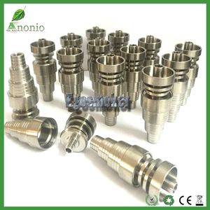 직접 판매 100pcs 6 1 티타늄 네일 Gr2 Domeless 티타늄 손톱 흡연 남성과 여성 공동으로