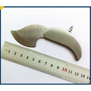 Fabrik Direkt Ghillie Kreative Blattform Mini Klappmesser Klappmesser Schlüsselanhänger Ordner Messer EDC Taschenmesser