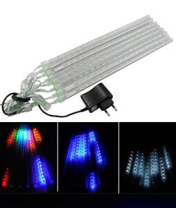 Multi-Color 50cm LED Meteor Dusch Rain Tubes AC100V 220V LED Julljus Bröllopsträdgård Xmas String Light Outdoor 8PC / Set MyY