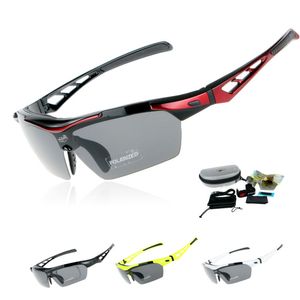 EOC Professional Polarized Cycling Glasses 자전거 고글 야외 스포츠 선글라스 운전 낚시 안경 UV 400 with 5 Lens