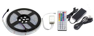 Impermeável ao ar livre IP68 RGB m Fita LED SMD Silicon Reel Tube Rope Lighting remoto Adaptador de alimentação Controlador Poder