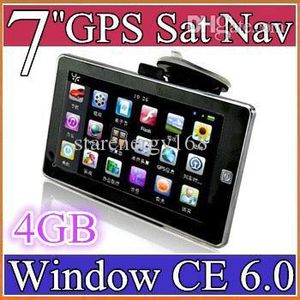 Navigator GPS-Karten großhandel-7 Zoll Auto GPS Navigator Navigation MB GB Wince mit FM Touchscreen mit Karte