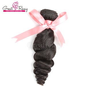 Retail 1pc Human Hair Extensions Brasilianska Lösa vågväv Hårbuntar Billiga Virgin Hair Brazilian Hair Weaves Gratis Frakt 7a