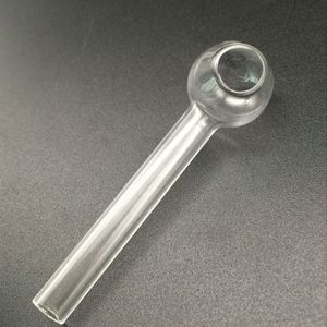 Hookahs Glass oil burner pyrex straight tube water bong burners Hand pipes thick clear Smoking Accessories