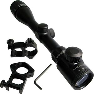 Tactical 4-16x40AOEG Red Dot Illuminated Rifle Scope Sight Hunting Riflescope