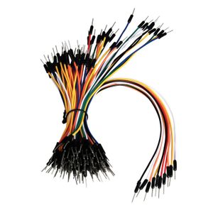 Breadboard Jumper Fili Sperimentale DuPont Cable Solderless Flessibile Maschio maschio a maschio Filo di rame nudo Plastica Diametro più grande Diametro 4mm