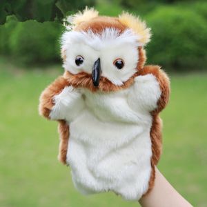 best selling New Arrival Kawai Owl Hand Puppet Bird Of Minerva Dolls Baby Plush Puppet Best Nighthawk Doll Toy Gifts For Baby Kids