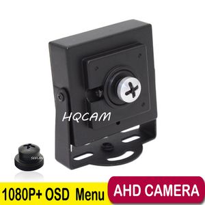 1080P OSDボタンミニAHDカメラ3.7mmピンホールレンズ2000TVL 2.0メガピクセルミニカメラCCTVピンホールセキュリティカメラ屋内カメラ