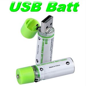 recarregável Carregador de Pilhas USB Battery V mAh bateria bateria recarregável pair AA Bateria Long Life Nimh