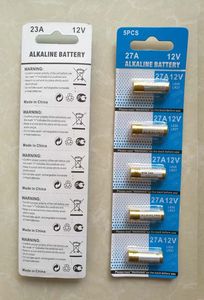 ingrosso 12 Volt Batteries-1000cards Batterie alcaline Mercury Volt A27 A LR27A MN27 L828 PZ per Blister