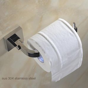 Accessori per il bagno Porta carta igienica in acciaio inox 304 Porta asciugamani da bagno a parete Finiture cromate Appendiabiti